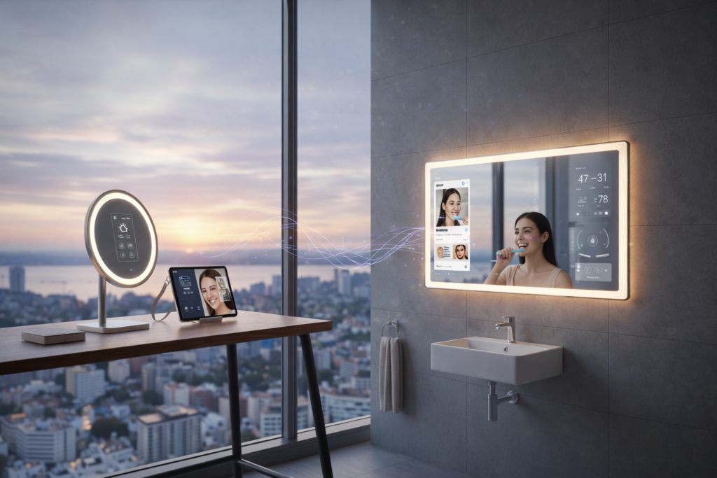 Miroir intelligent salle de bain